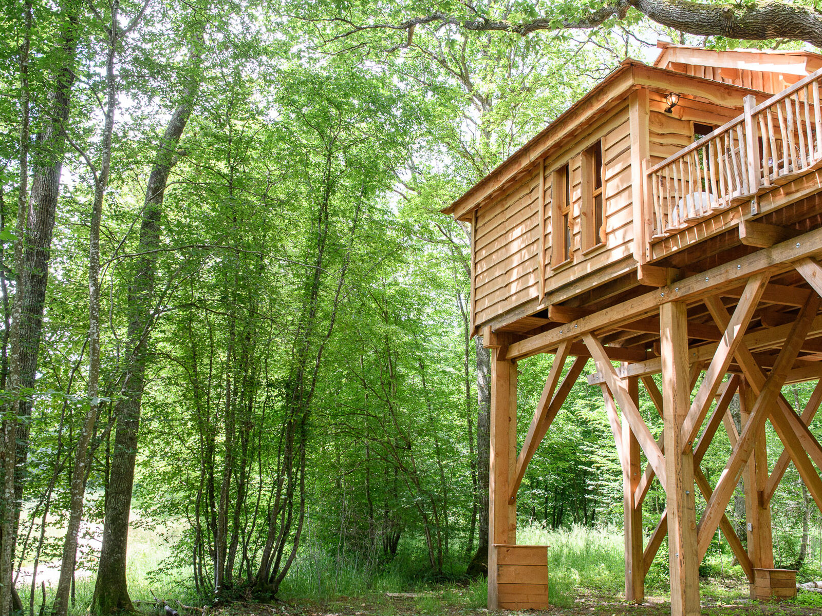 Cabanes des Blots séjour insolite proche Paris Cabane aux Oiseaux Extérieur 2