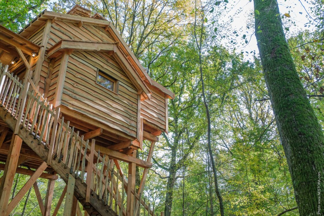 Cabanes des Blots séjour insolite proche Paris Cabane du Grand Chêne Extérieur 6